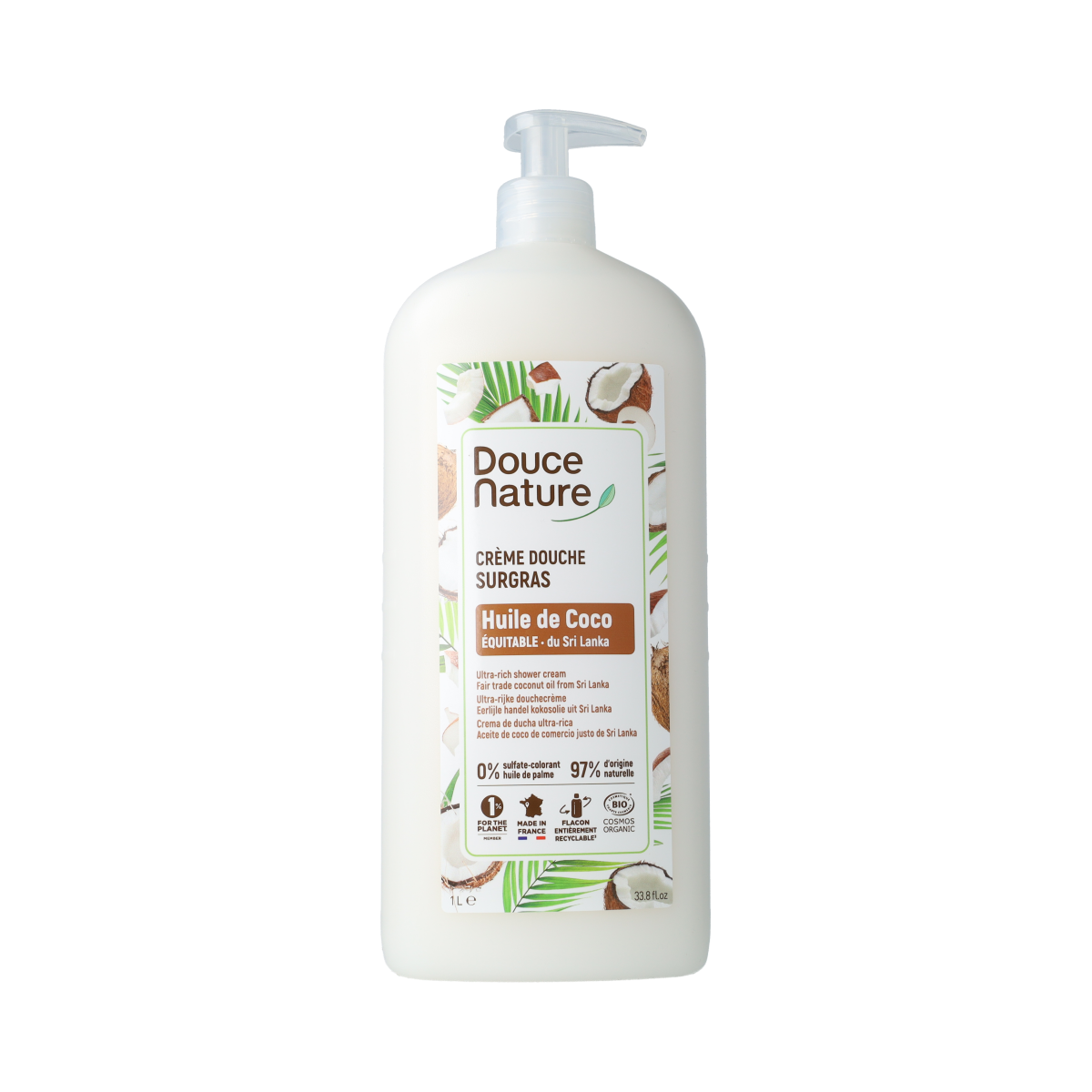 Douce Nature Douchegel & shampoo evasion kokos 1 liter