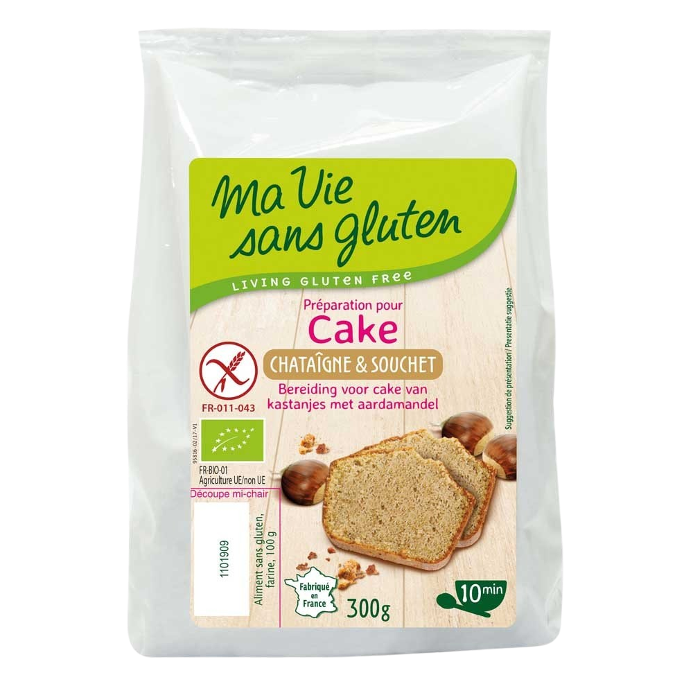 Ma Vie Sans Gluten Amandel kastanje cakemix 300 gram