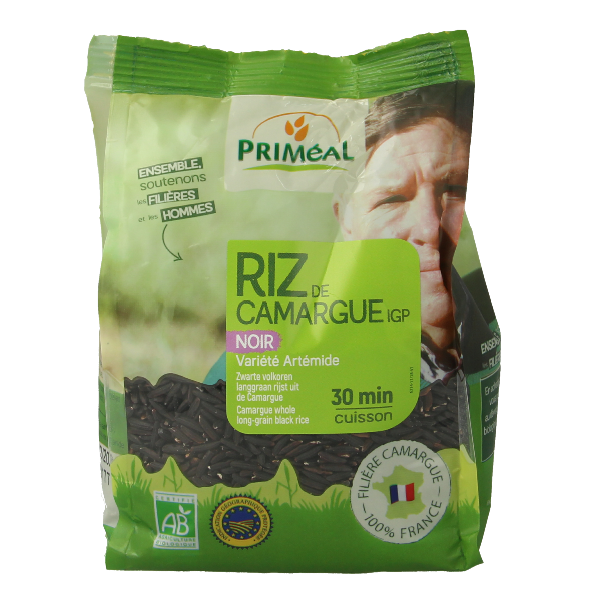 Primeal Zwarte volkoren langgraan camargue 250 gram