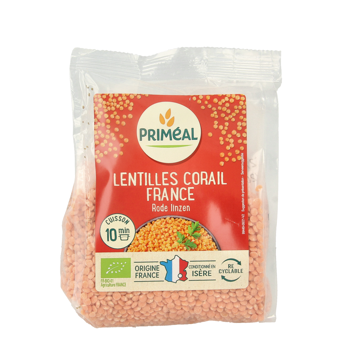 Primeal Rode linzen 250 gram