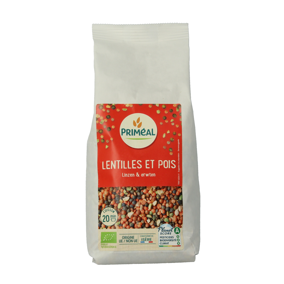 Primeal Linzen en erwten 500 gram
