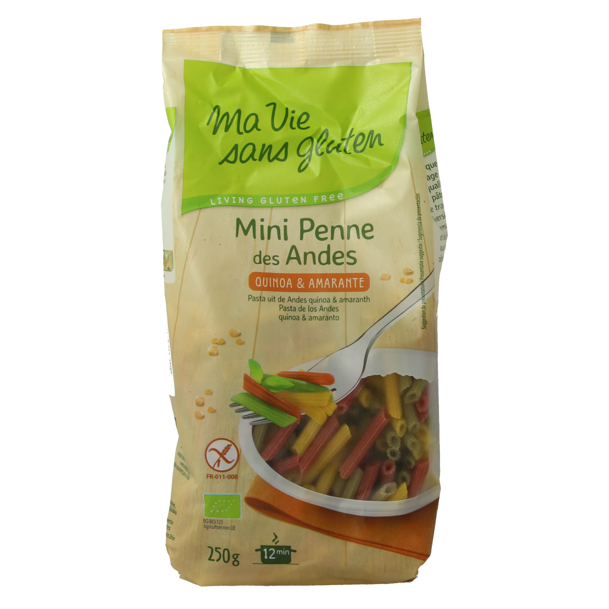 Ma Vie Sans Gluten Tricolor mini penne 250 gram