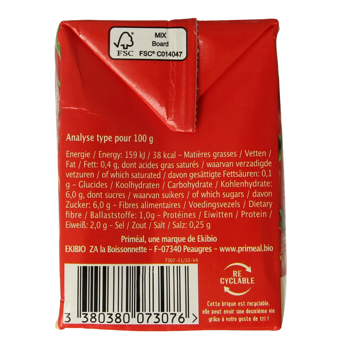 Primeal Tomatenpuree 500 gram