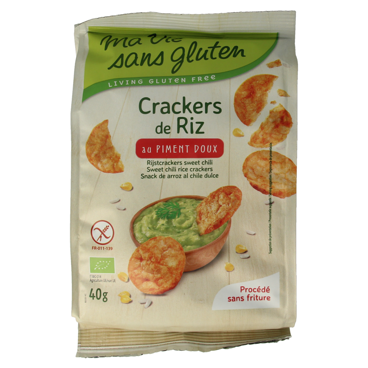 Ma Vie Sans Gluten Rijstcrackers sweet chili 40 gram