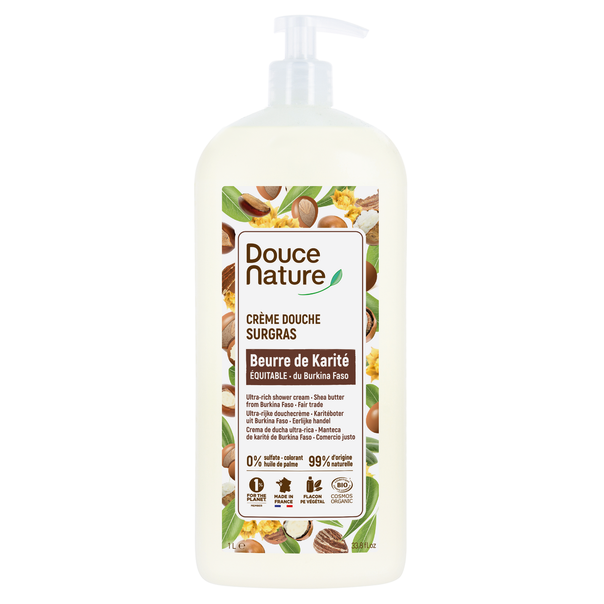 Douce Nature Douchegel sheabutter ultrarijk 1 liter