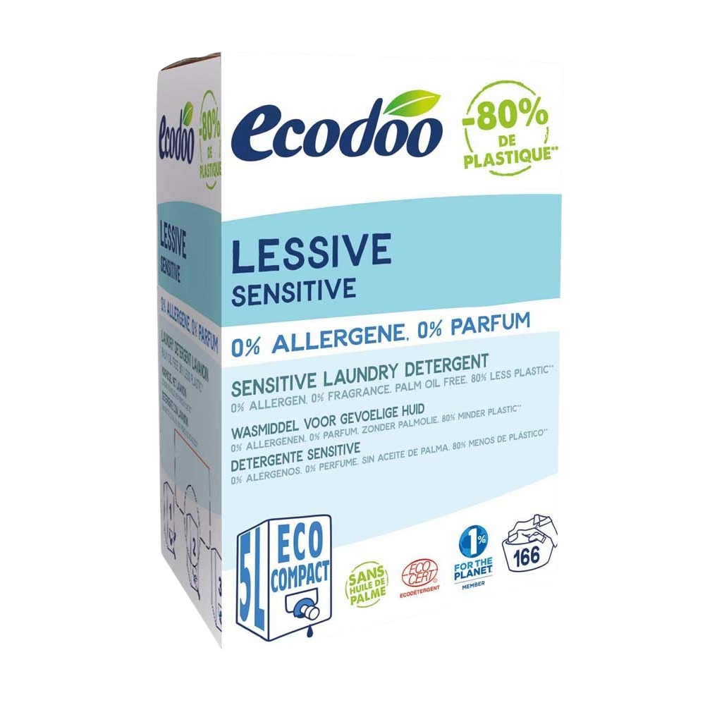 Ecodoo Wasmiddel vloeibaar sensitive 5 liter
