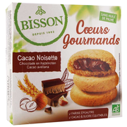 Bisson Gevulde koekjes hazelnoot choco 180 gram