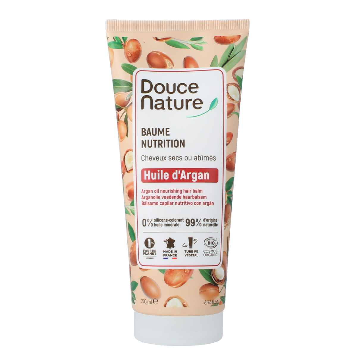 Douce Nature Conditioner droog/beschadigd haar arganolie biologisch 200 ml