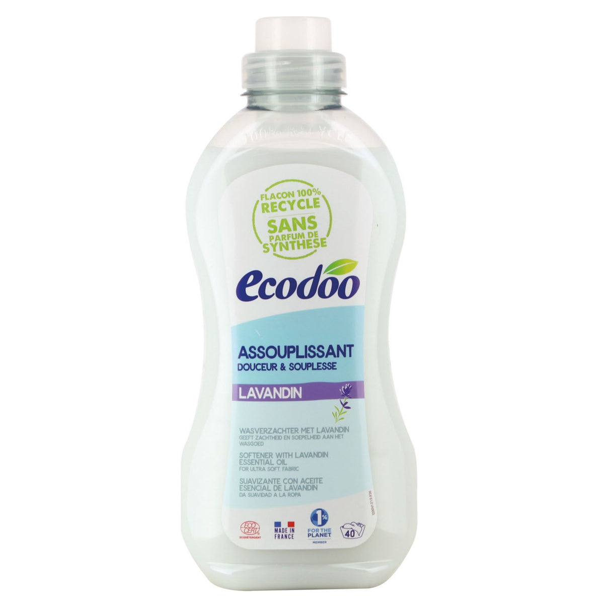 Ecodoo Wasverzachter lavendel 1 liter