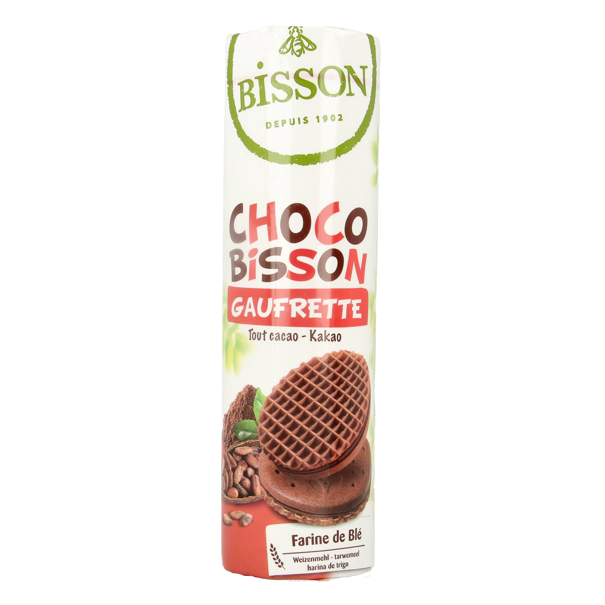 Bisson Choco chocolade wafels biologisch 240 gram