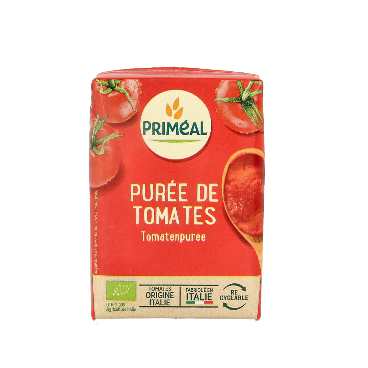 Primeal Tomatenpuree biologisch 200 gram