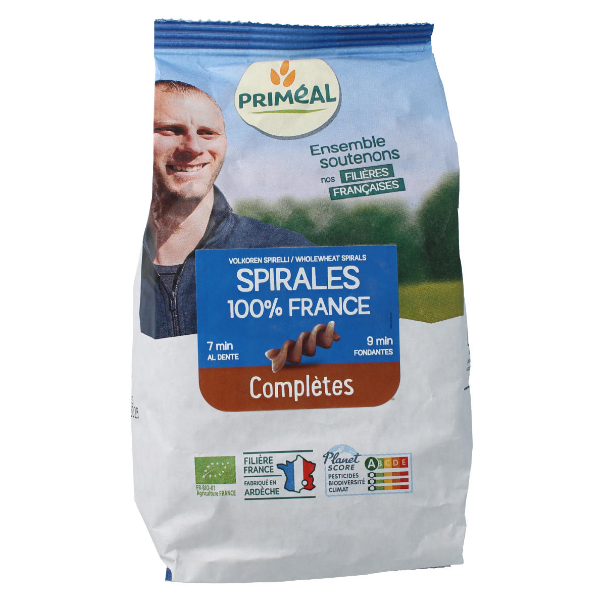 Primeal fusilli volkoren biologisch 500 gram