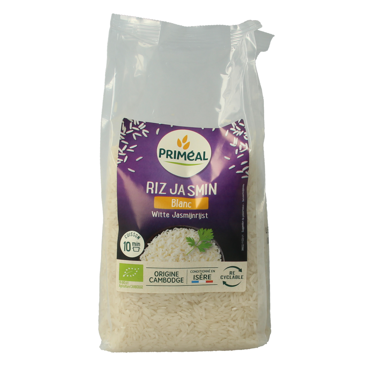 Primeal Witte jasmijnrijst biologisch 1 kg