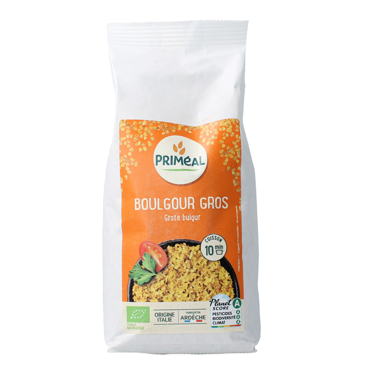 Primeal Bulgur grof biologisch 500 gram