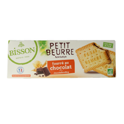 Bisson Petit buerre biscuit met chocolade biologisch 197 gram