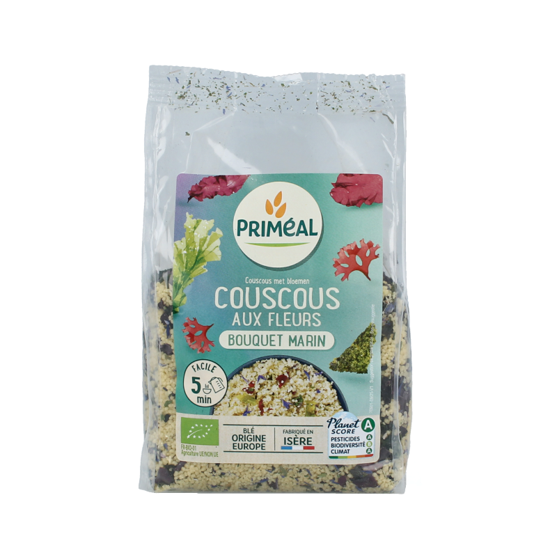 Primeal Couscous met blauwe bloemen bio 300 gram