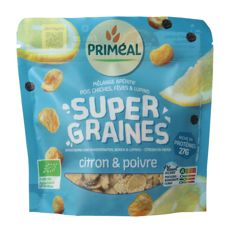 Primeal Super lemon peperzaden bio 100 gram
