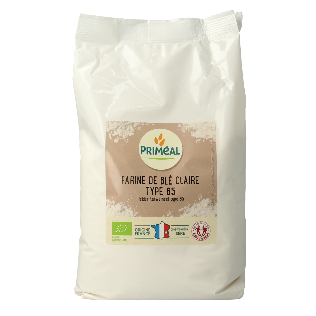 Primeal Tarwemeel helder borsa type 65 1 kg