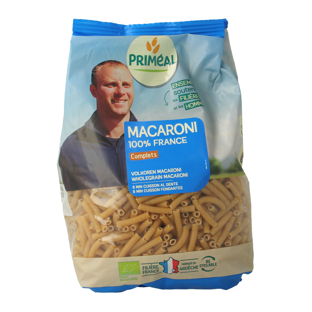 Primeal Volkoren macaroni 500 gram