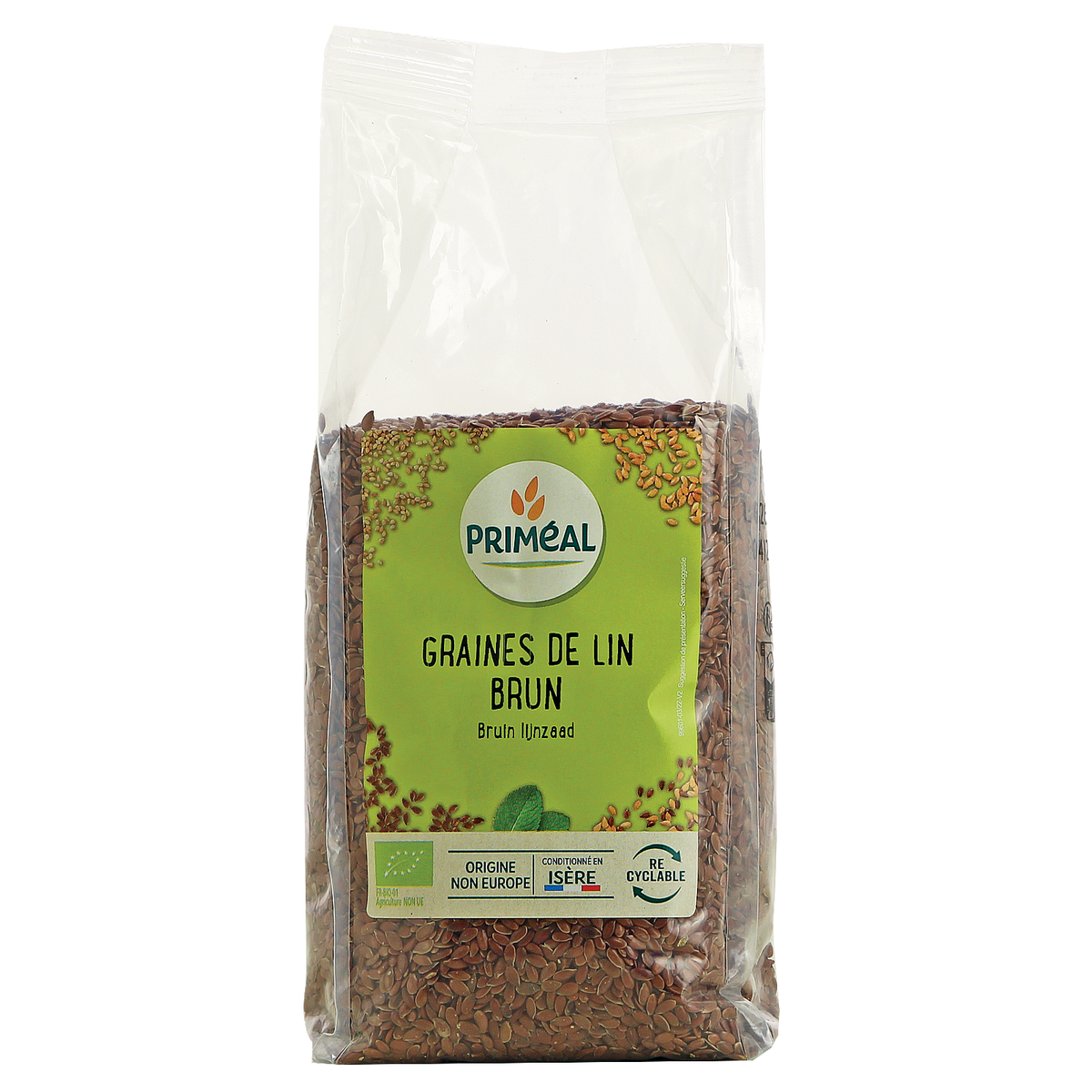 Primeal Lijnzaad bruin 500 gram