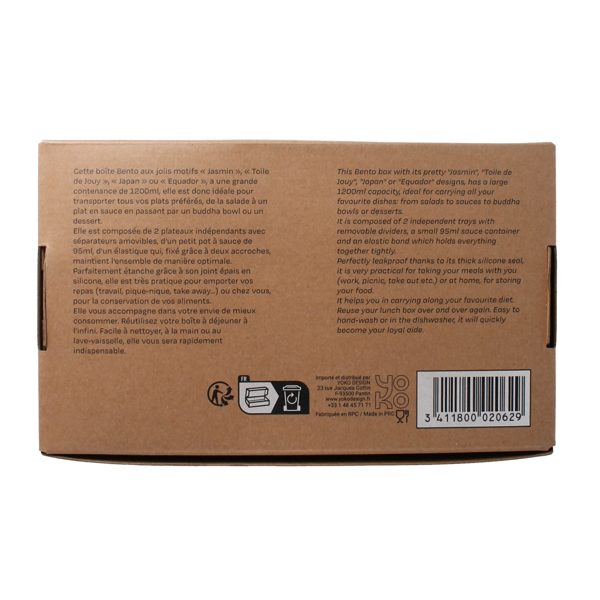 Yoko Lunchbox Japan 1,2 liter