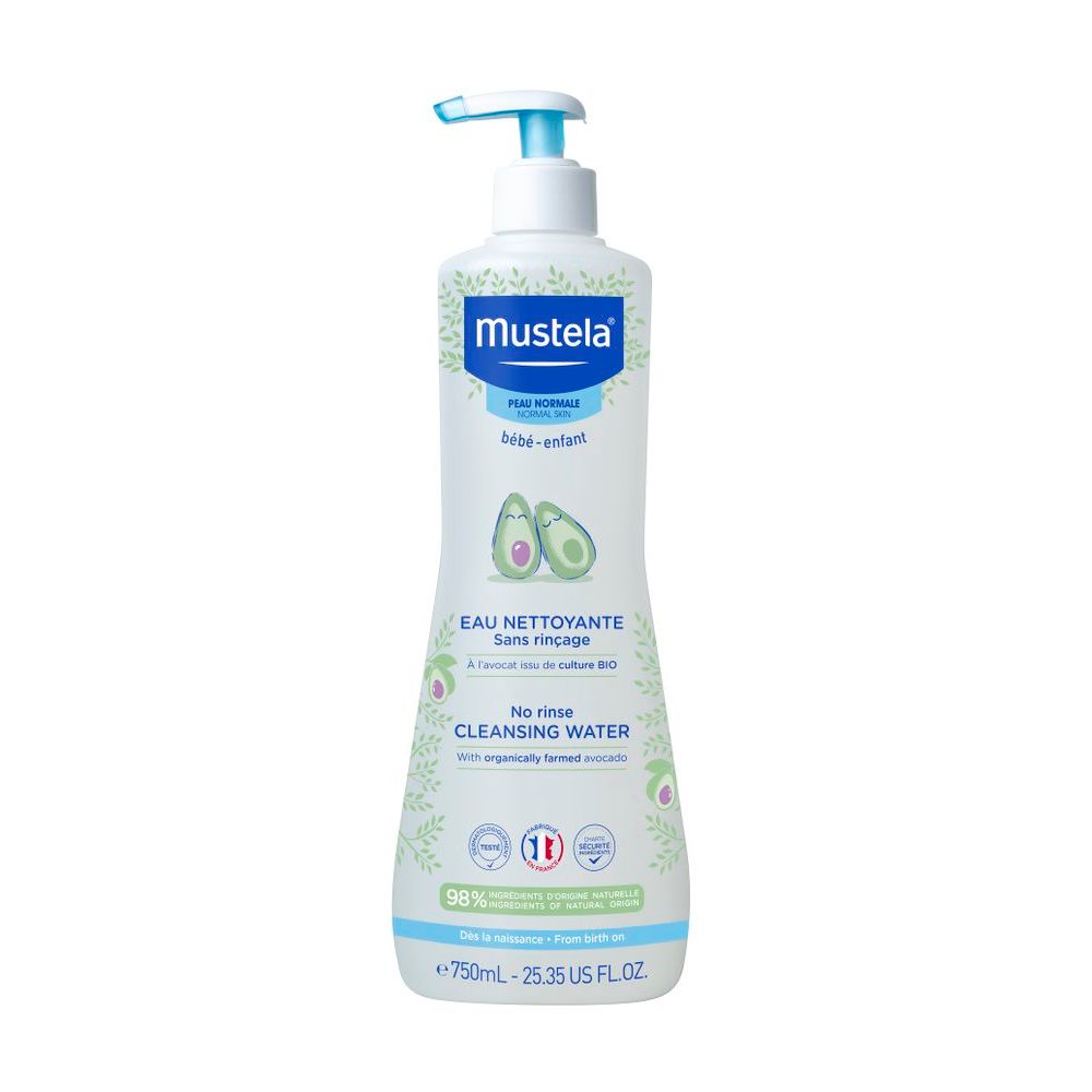 Mustela No-Rinse Cleansing Water 750 ml
