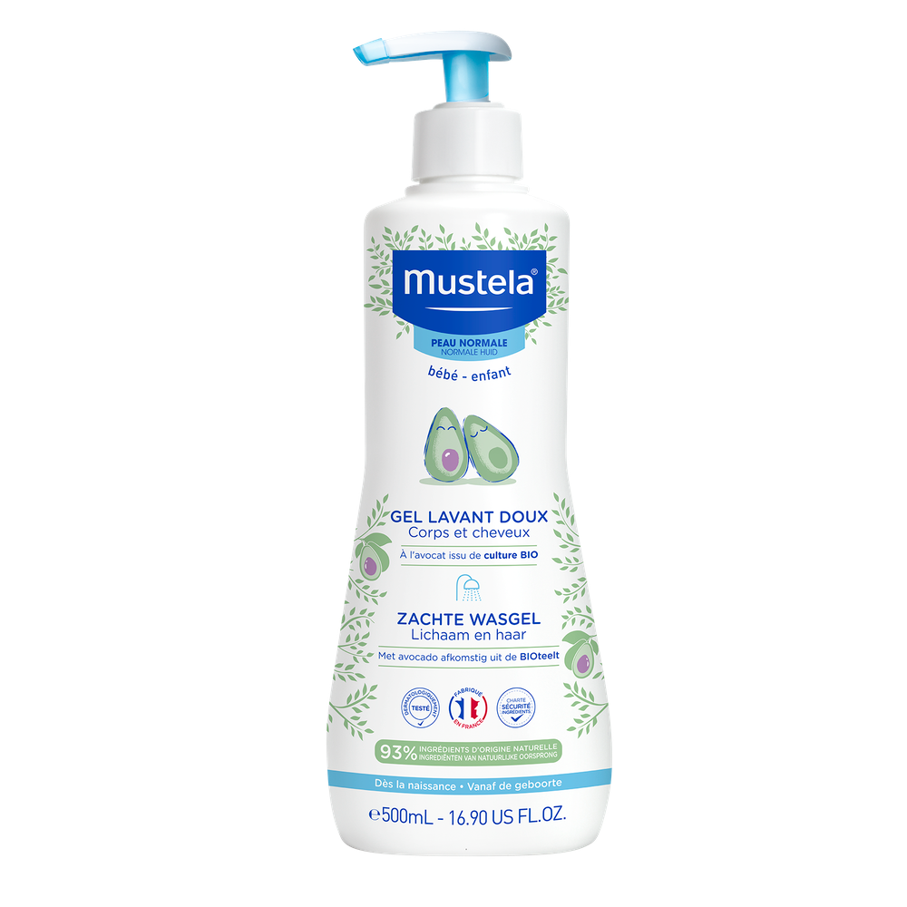 Mustela Baby Zachte Wasgel 500 ml