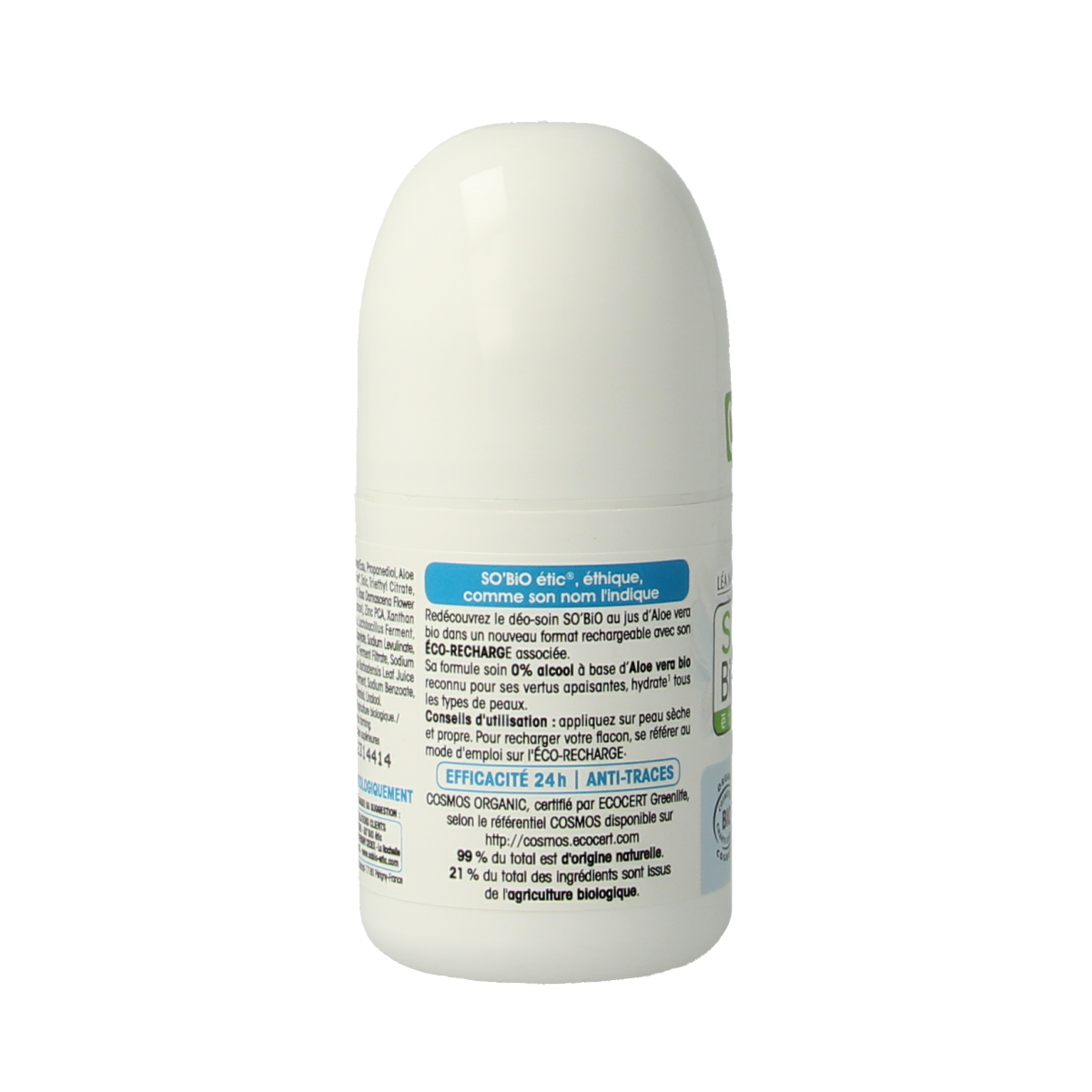 So Bio Etic Deoroller women aloe vera 50 ml