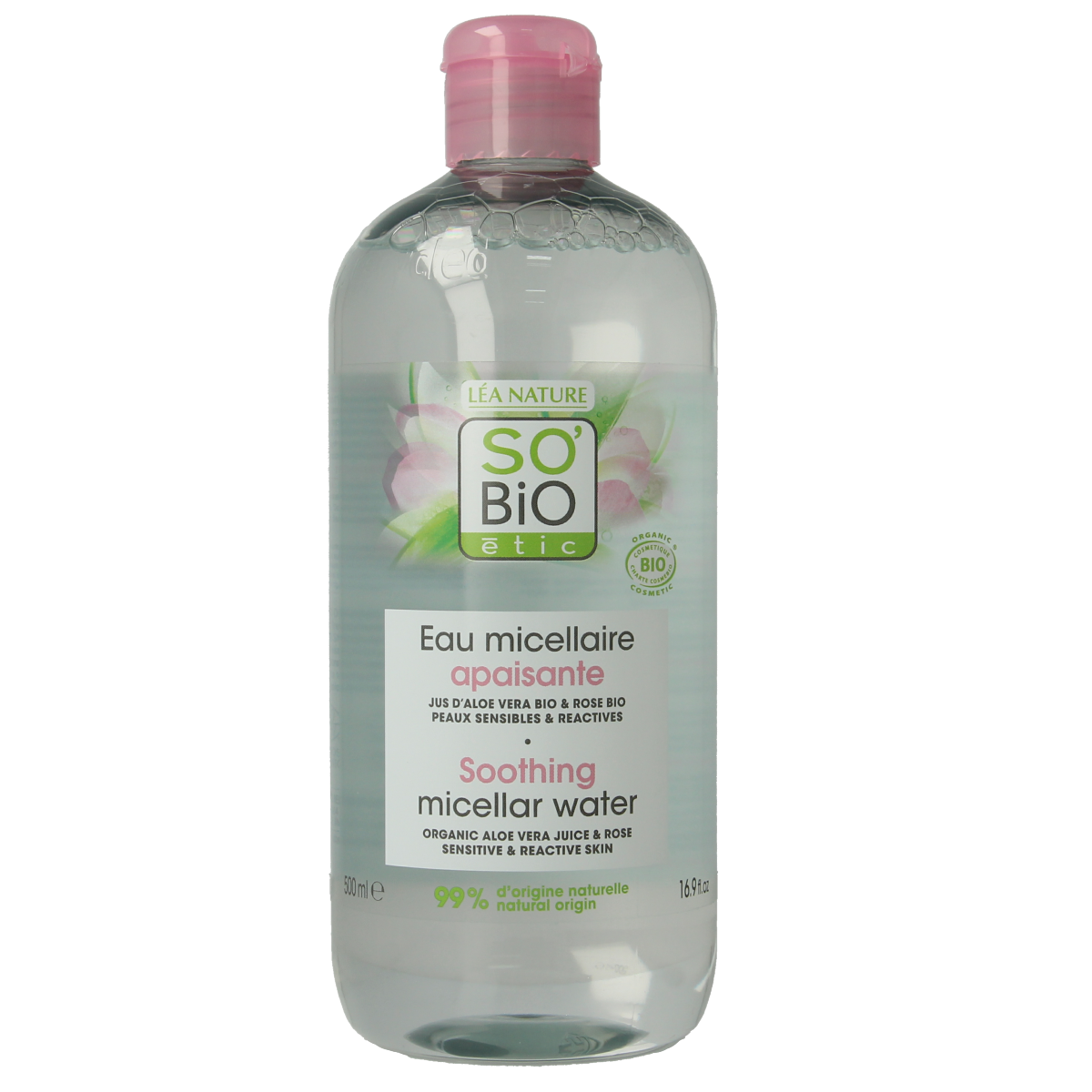 So Bio Etic Hydra aloe vera micellar water 500 ml