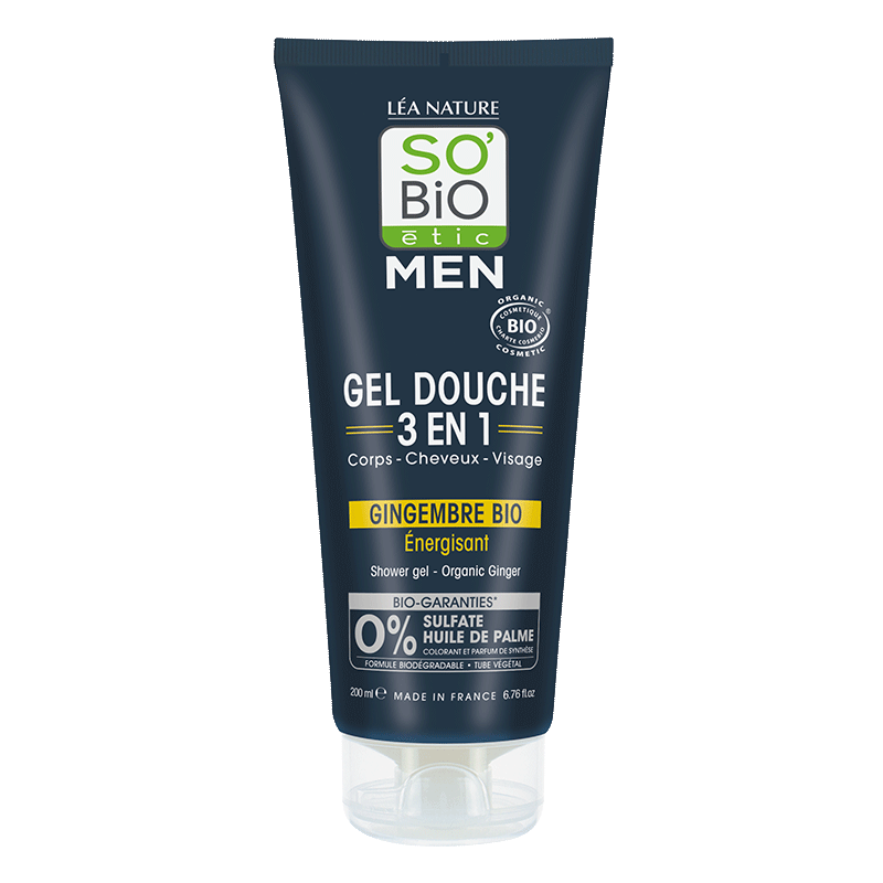 So Bio Etic Showergel for men 3-in-1 ginger 200 ml