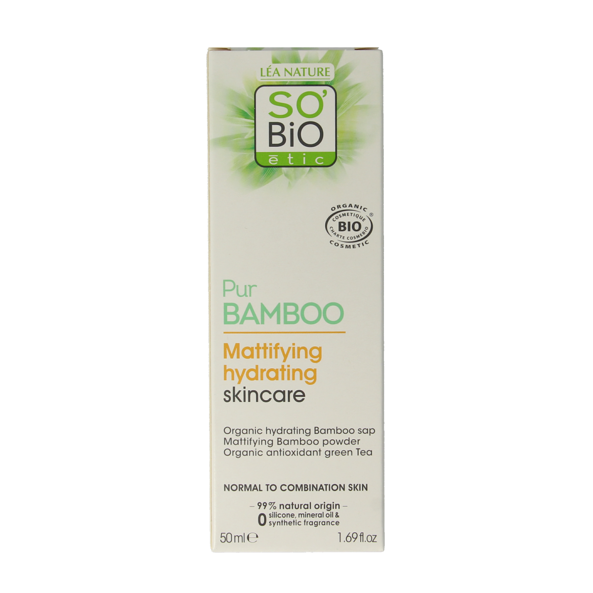 So Bio Etic Bamboo mattifying hydrating cream 50 ml