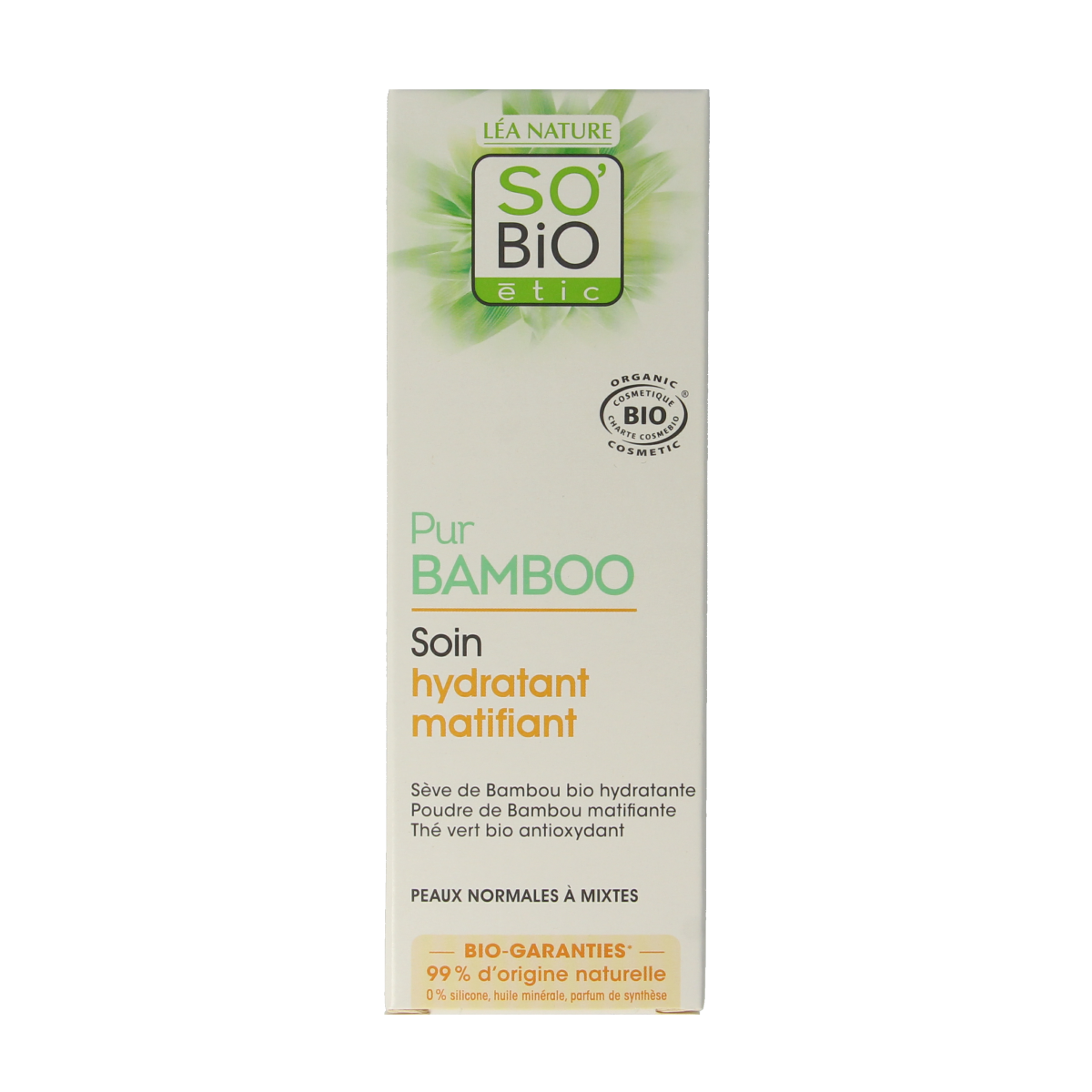 So Bio Etic Bamboo mattifying hydrating cream 50 ml