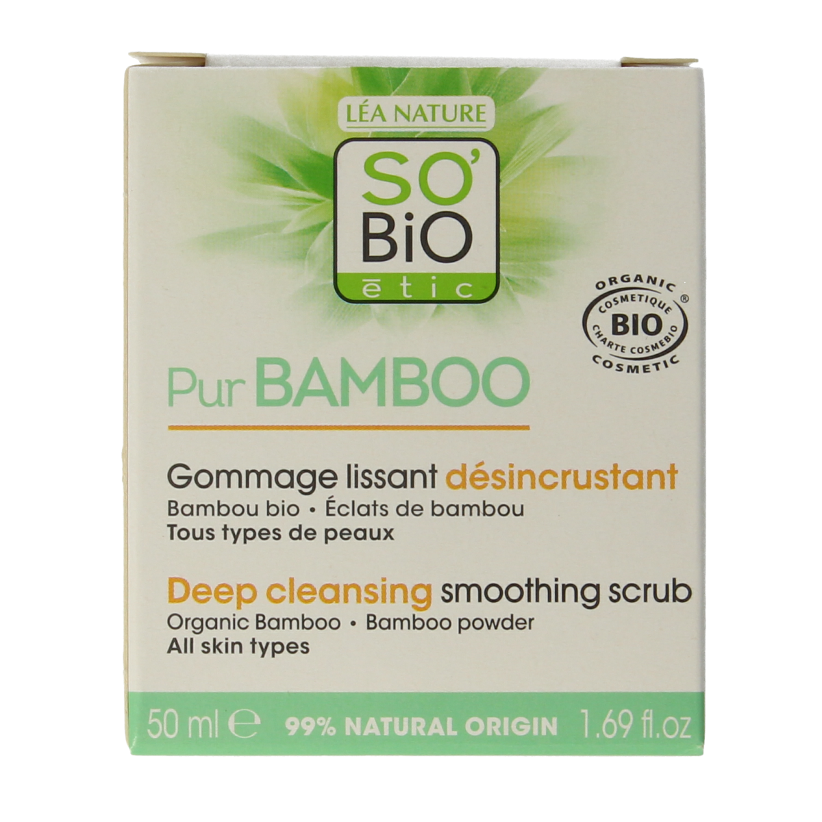 So Bio Etic Bamboo Deep cleansing smoothing scrub 50 ml