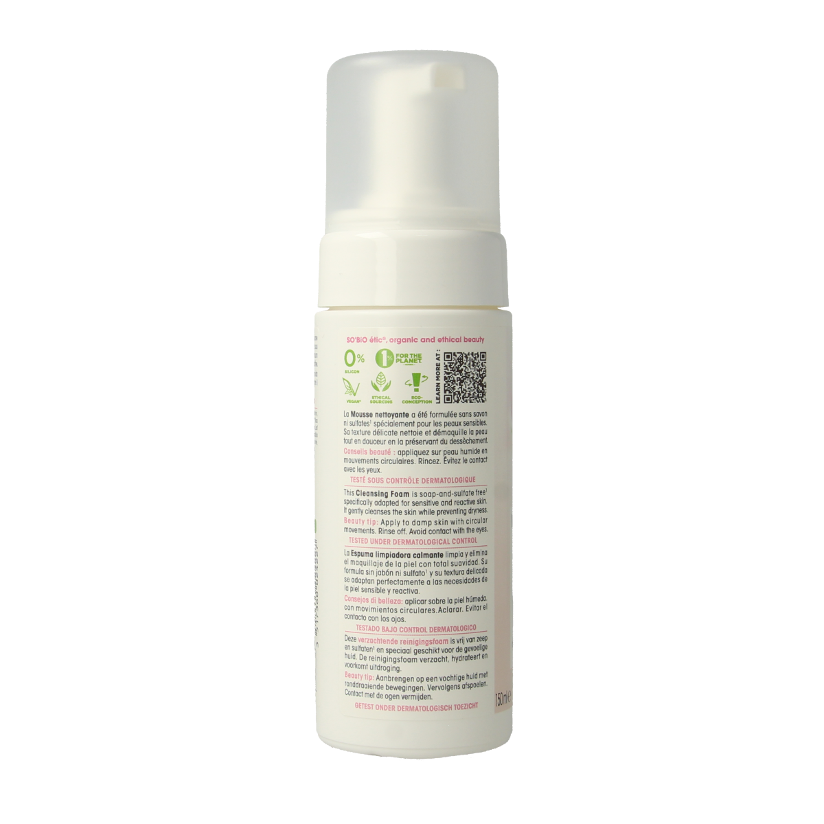 So Bio Etic Aloe vera cleansing foam 150 ml