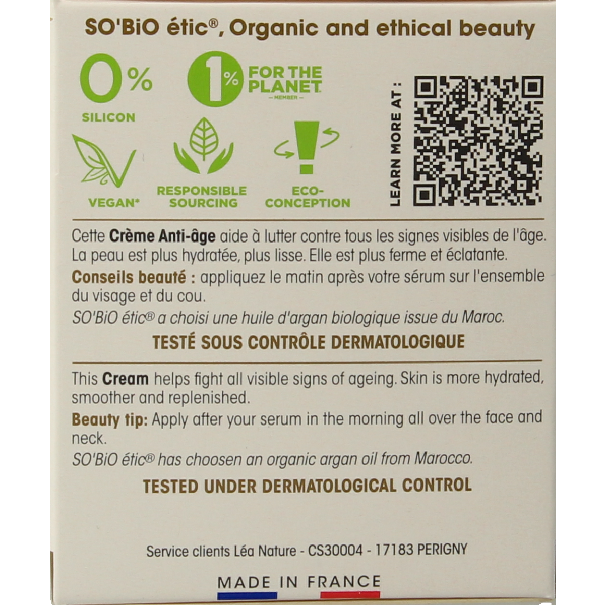 So Bio Etic Argan anti-aging day cream 50 ml