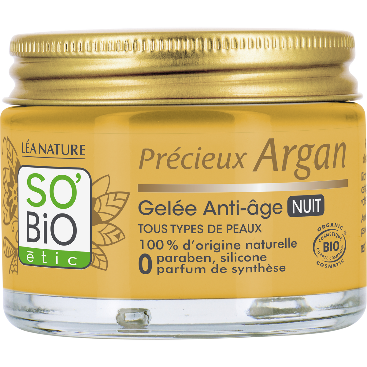 So Bio Etic Argan anti-aging night gel 40 ml