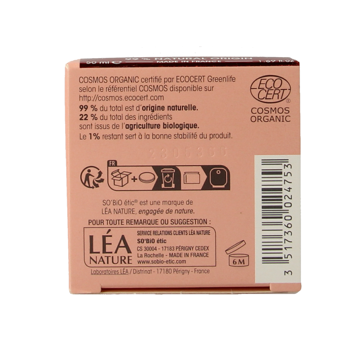So Bio Etic Lift grenade night cream 50 ml