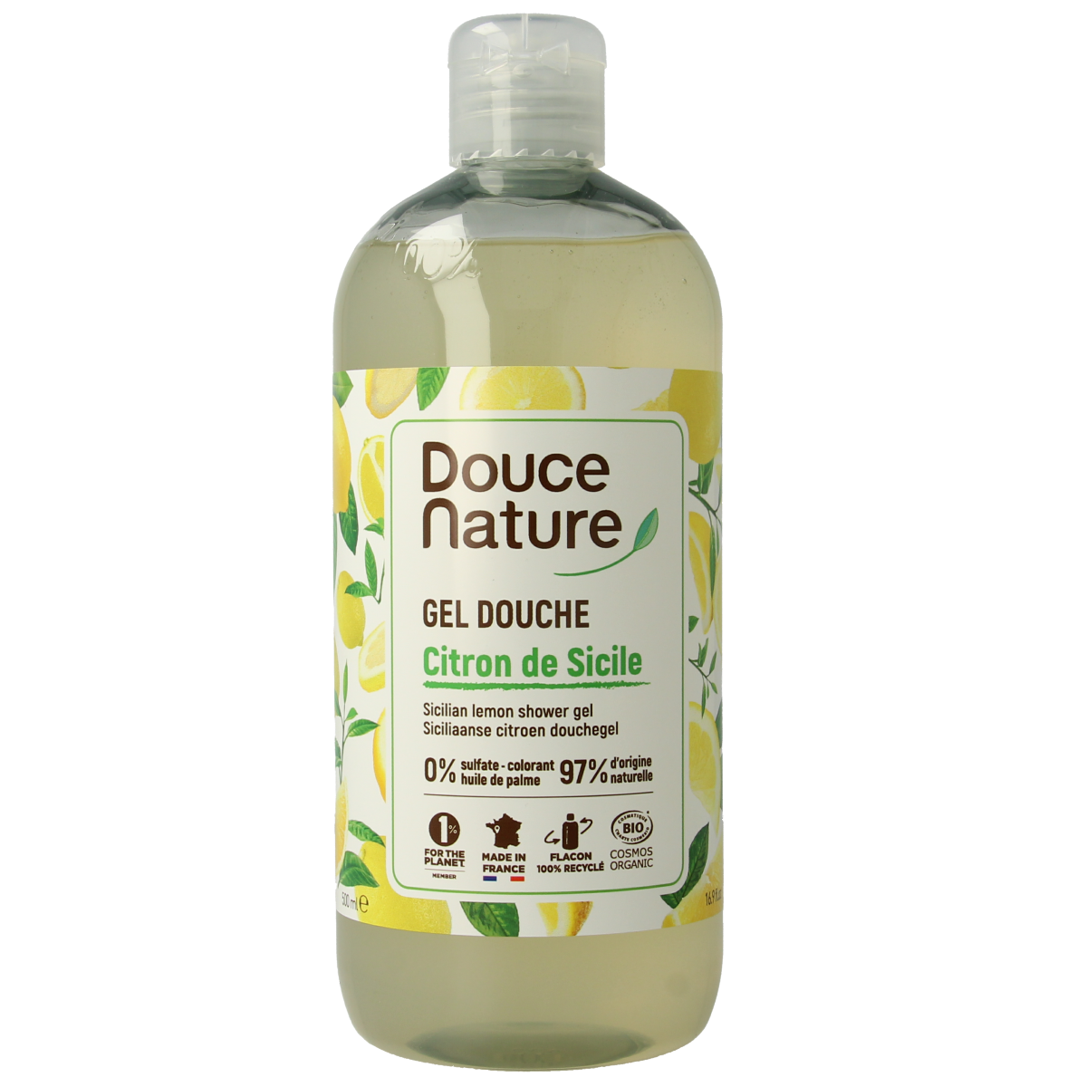 Douce Nature douchegel siciliaanse citroen 500 ml