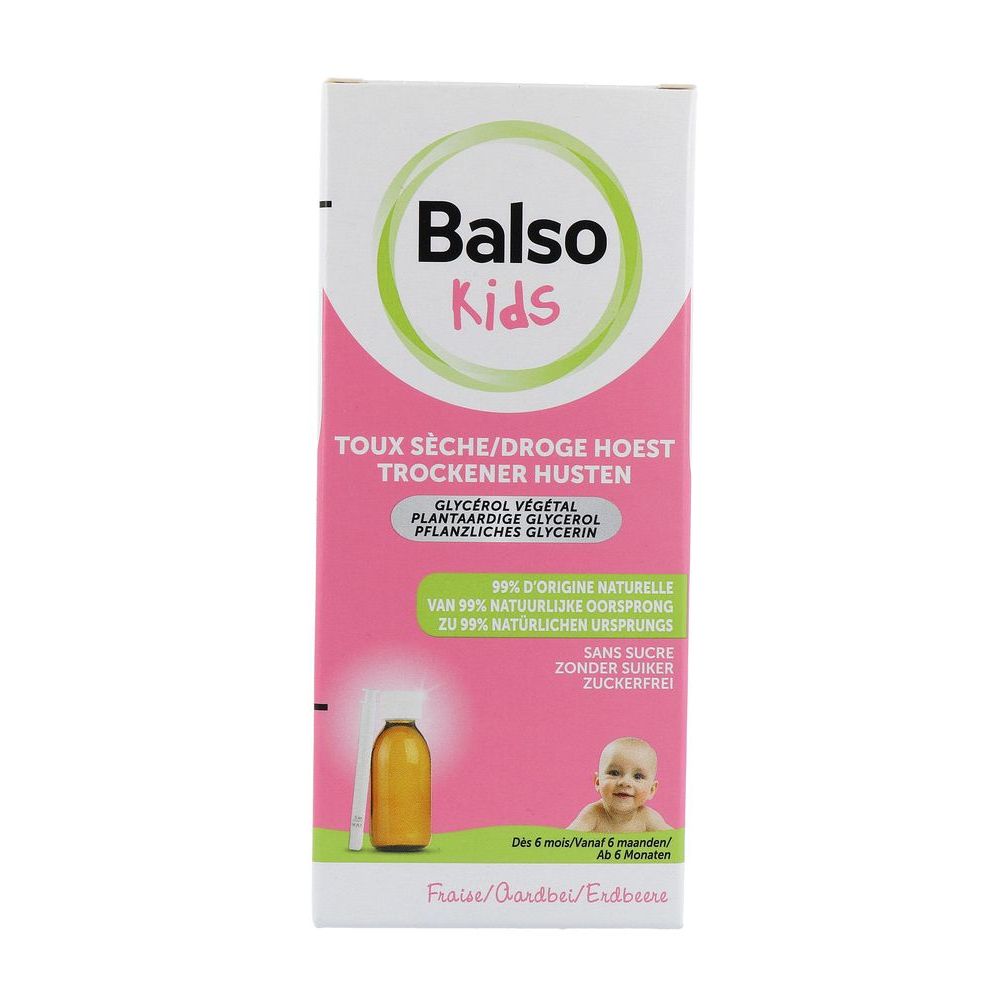 Balso Kids Siroop Voor Droge Hoest 125 ml