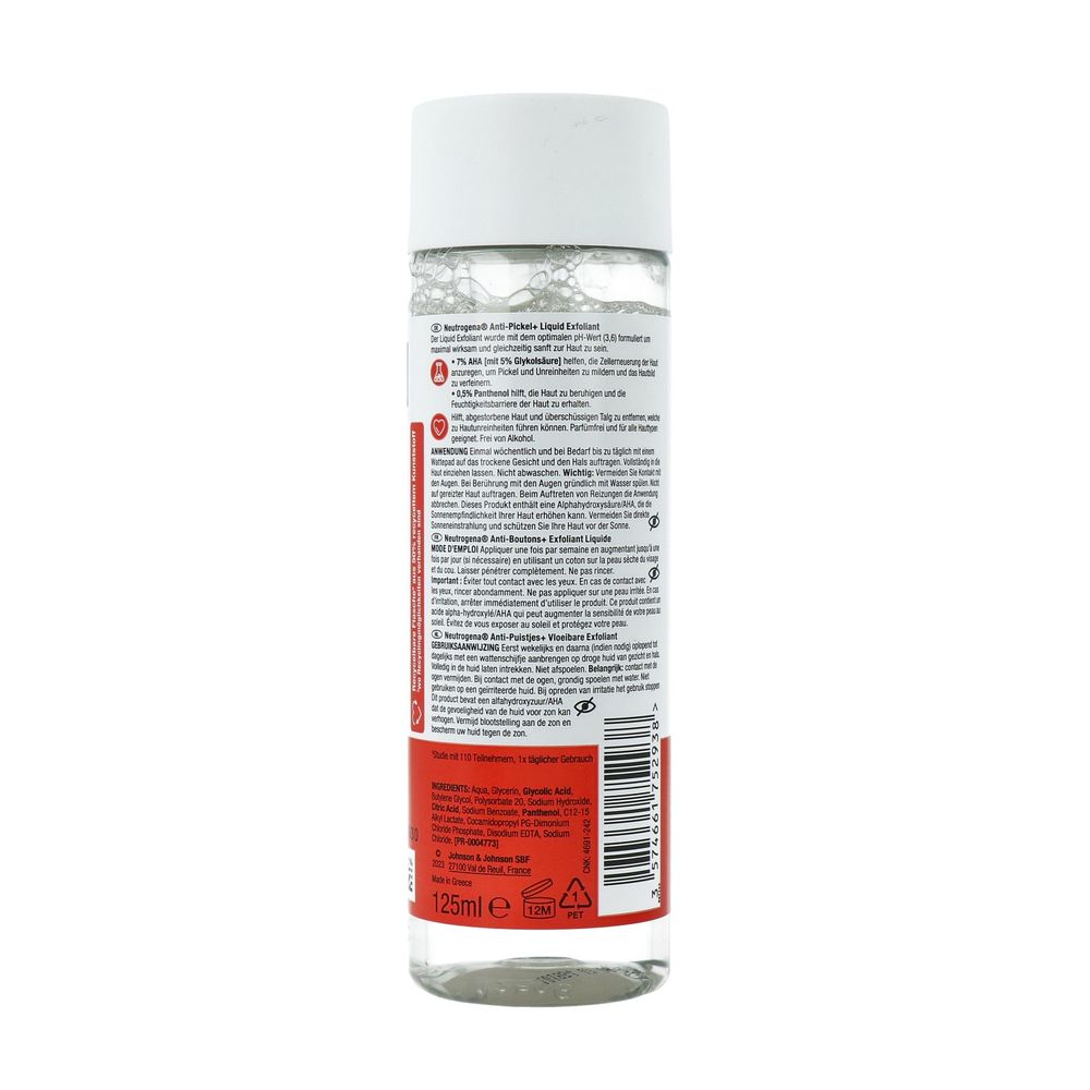 Neutrogena Clear & Defend+ Vloeibare Exfoliant 125 ml
