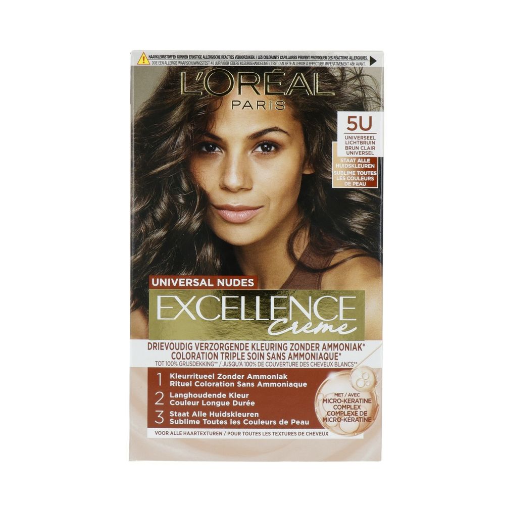 L'Oréal Paris Excellence Color 5U Universeel Lichtbruin - Loreal