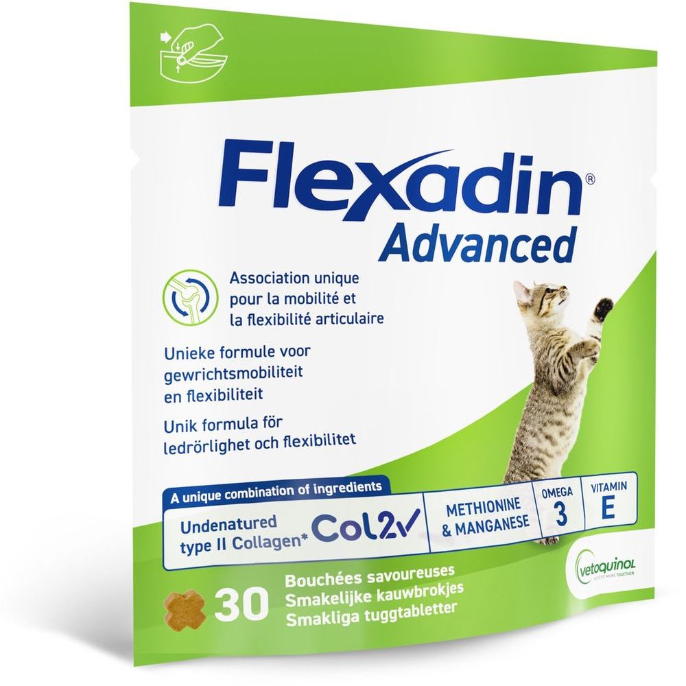 Flexadin Advanced Gewrichts Supplement Voor Katten 30 stuks