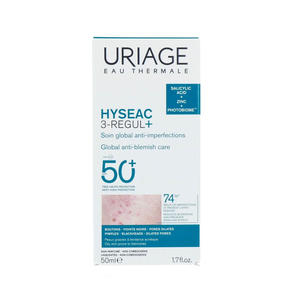Uriage Hyseac 3-Regul+ Global Anti-Blemish Care Spf50+ 50 ml