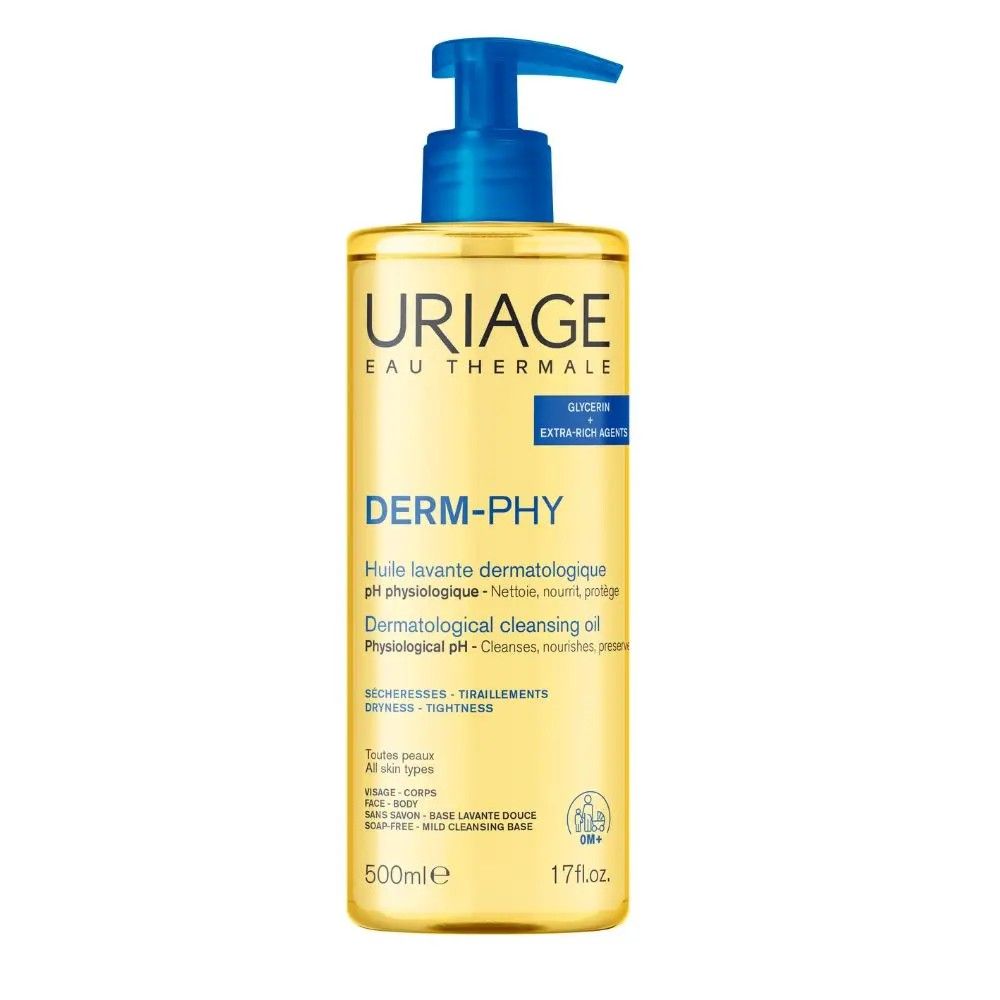 Uriage Derm-phy cleansing oil 500 ml