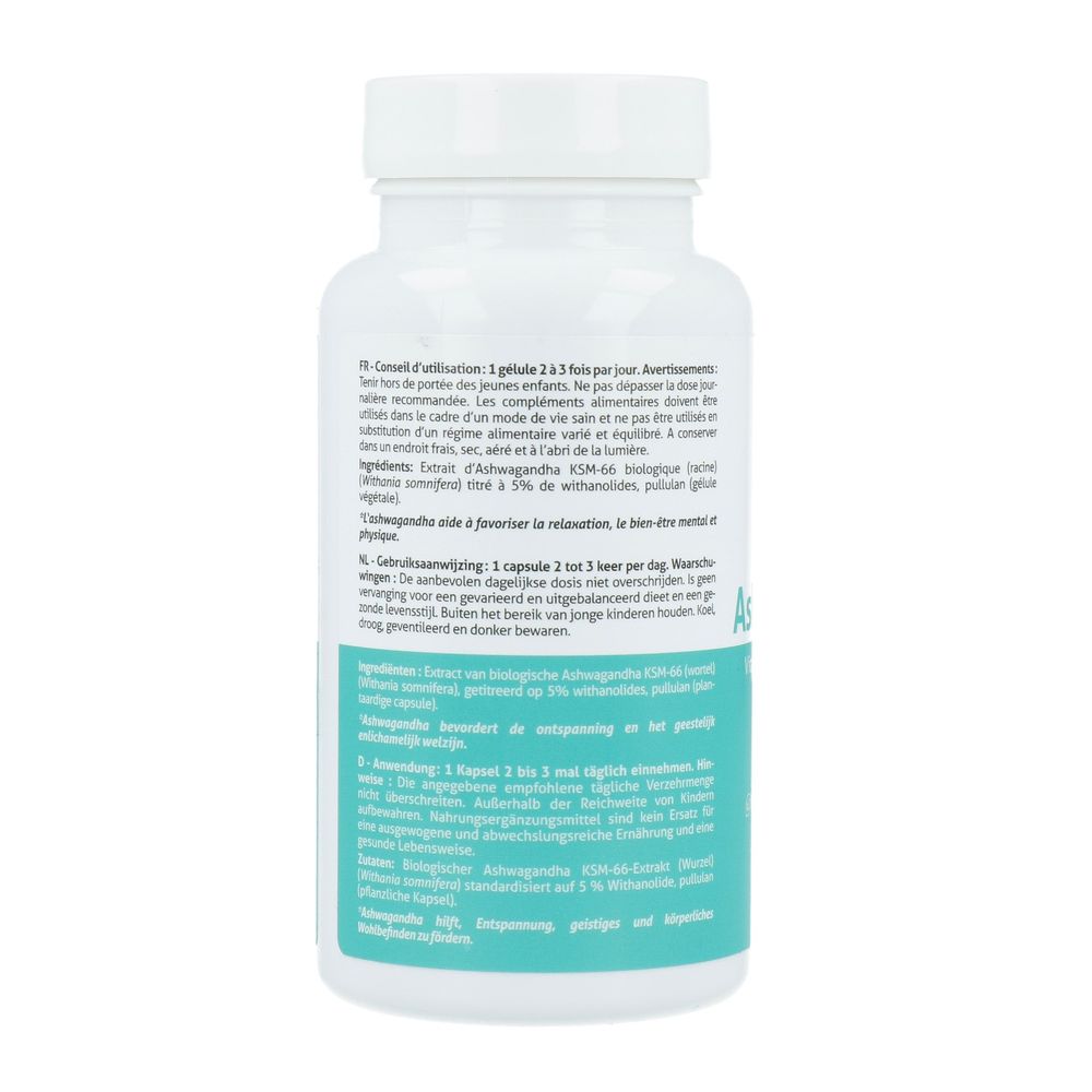 Biform Ashwagandha KSM-66 biologisch 90 capsules
