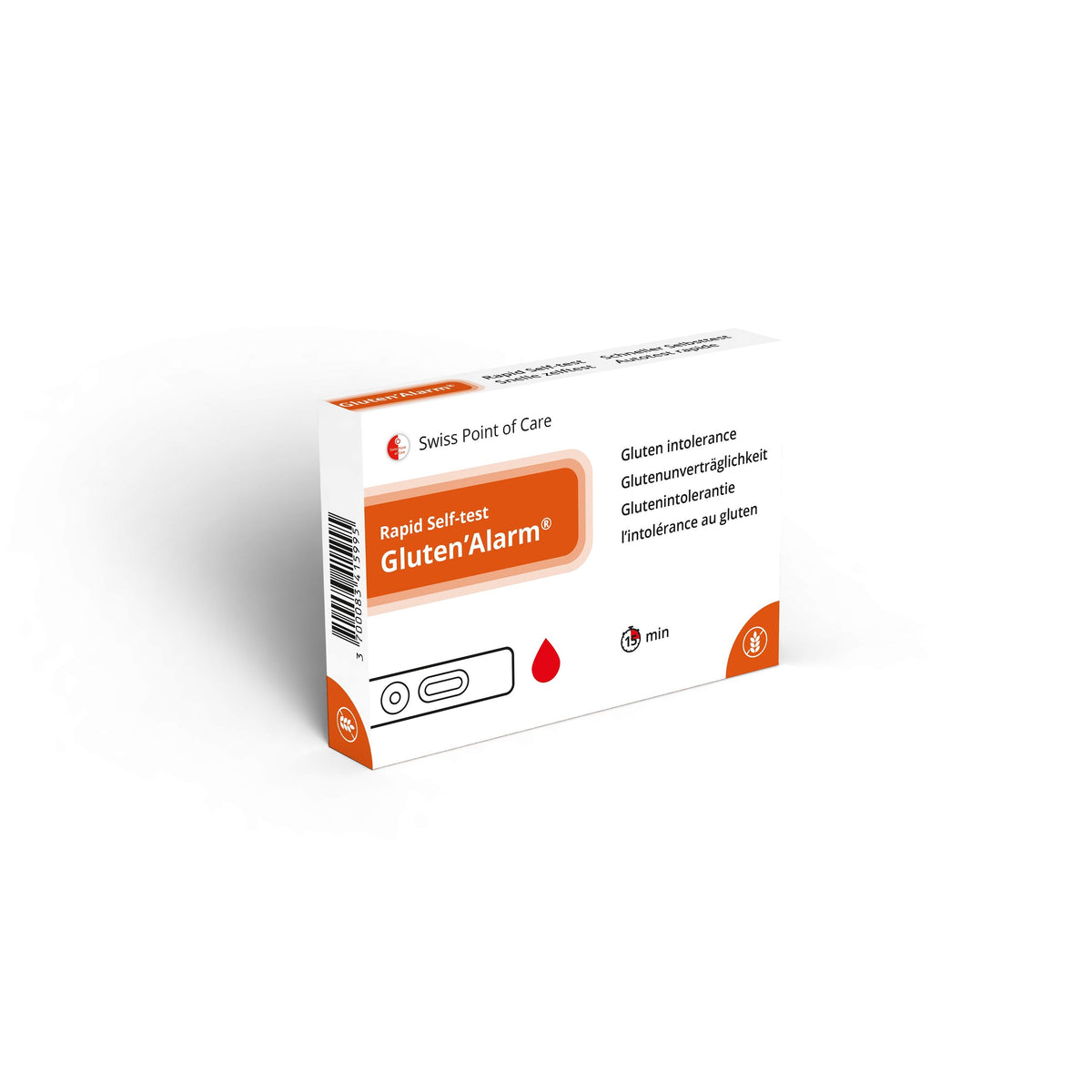 Swiss Point of Care Zelftest gluten alarm