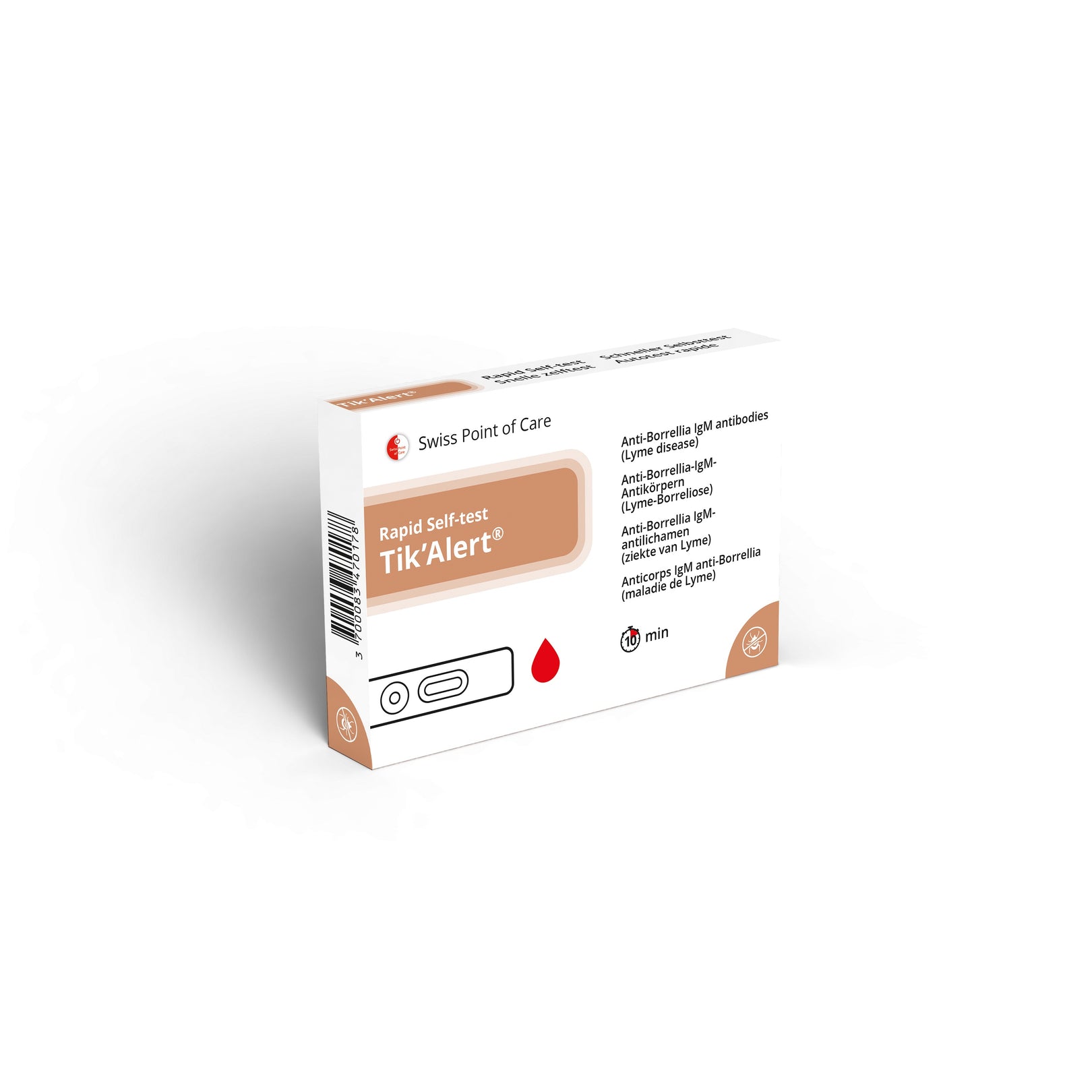 Swiss Point of Care of Care Zelftest tik alert