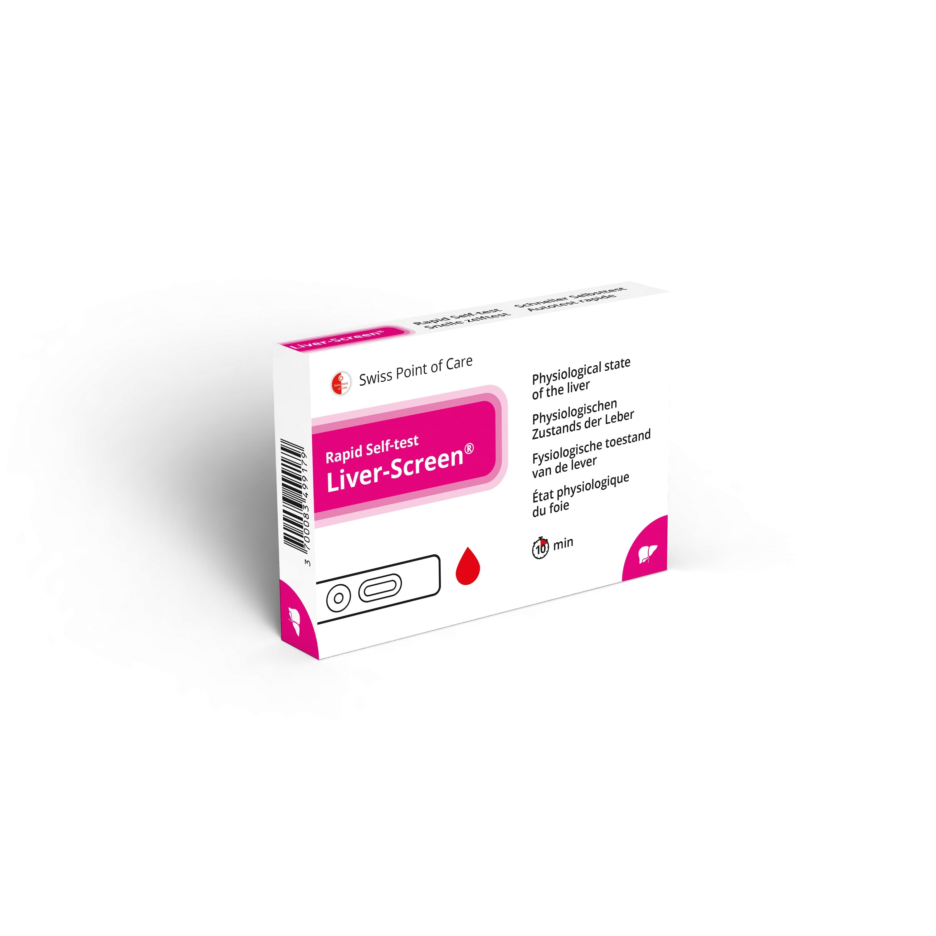 Swiss Point of Care of Care Zelftest liver-screen