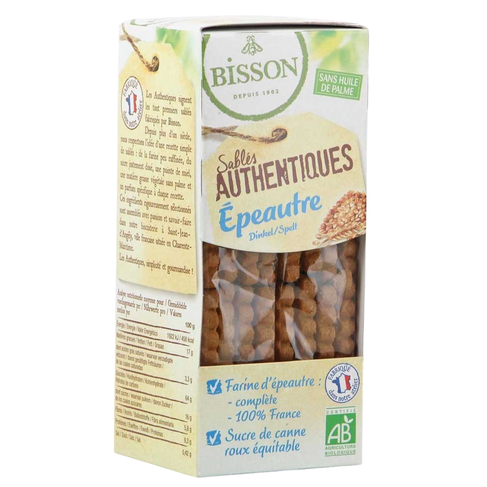 Bisson Zandkoekjes spelt authentiek 190 gram
