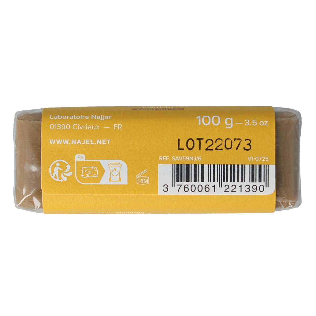 Najel Aleppo zeep olijf citroen limoen 100 gram